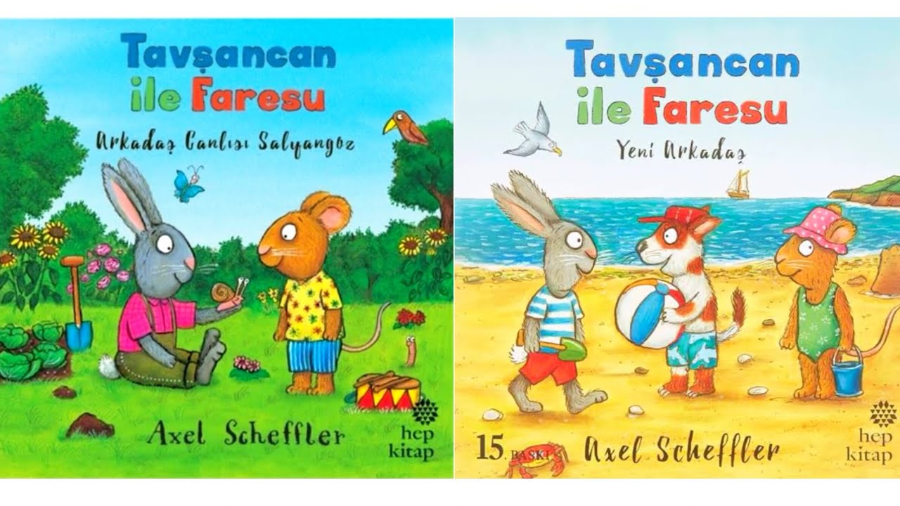 Tavşancan ile Faresu  🐰🐭 sesli çocuk kitabı 🤩Yeni Arkadaş / Arkadaş Canlısı Salyangoz