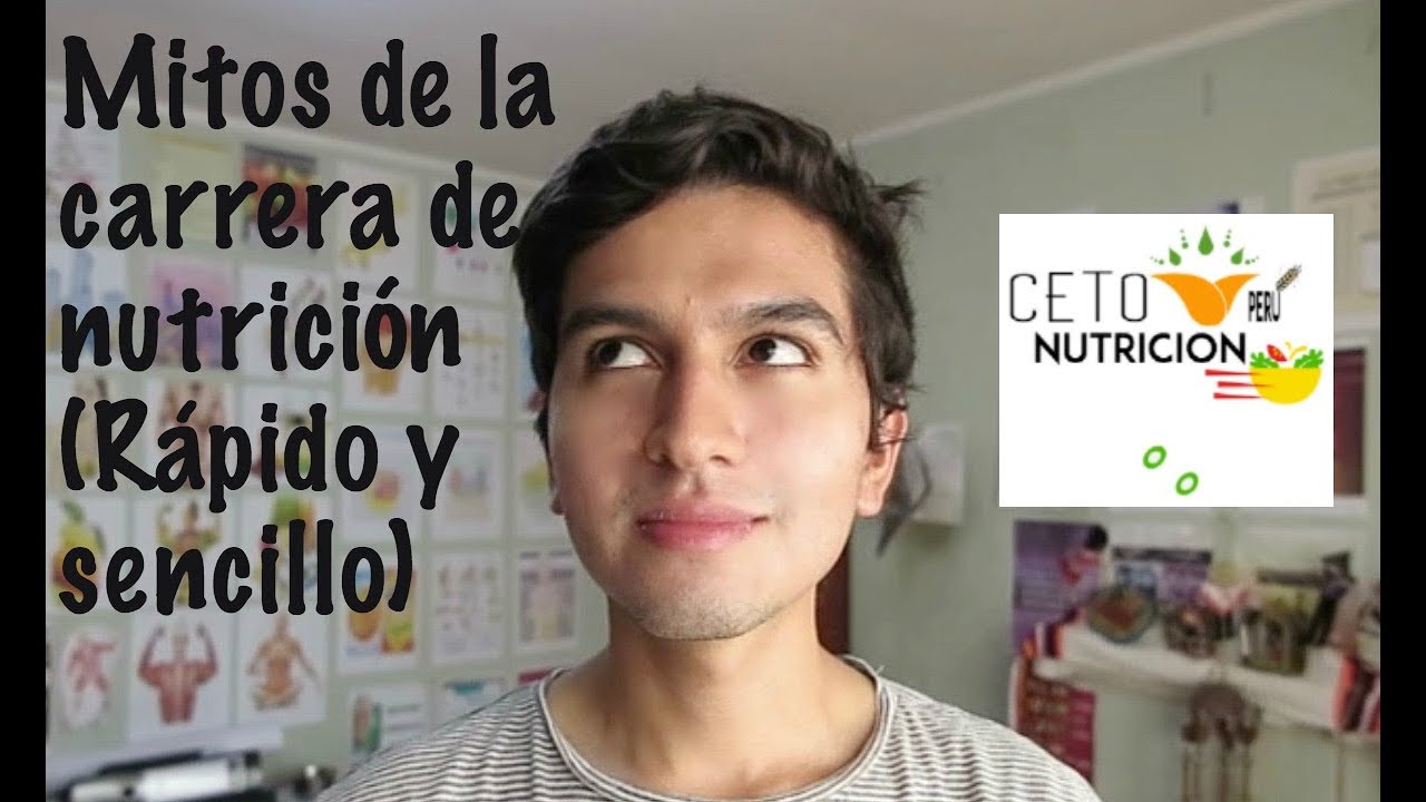 Nutrición (Mitos de la carrera de nutrición 2018) Facil y sencillo =)
