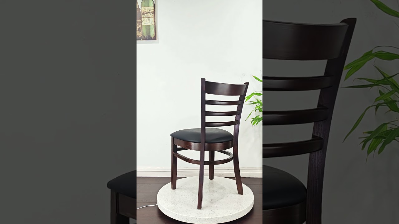 Ladder Back Wood Restaurant Chairs