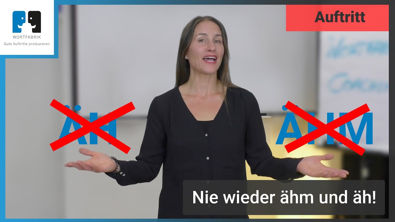 Nie wieder ähm und äh
