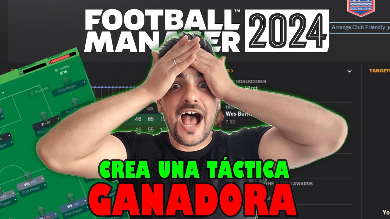 Cómo CREAR UNA TÁCTICA en Football Manager 2024