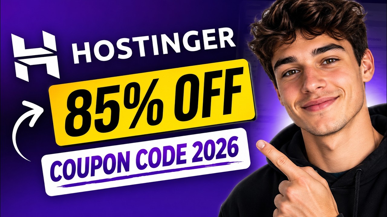 Hostinger Coupon Code 2026 🔥 Up to 85% OFF + Extra Discount (Limited Time Deal!)