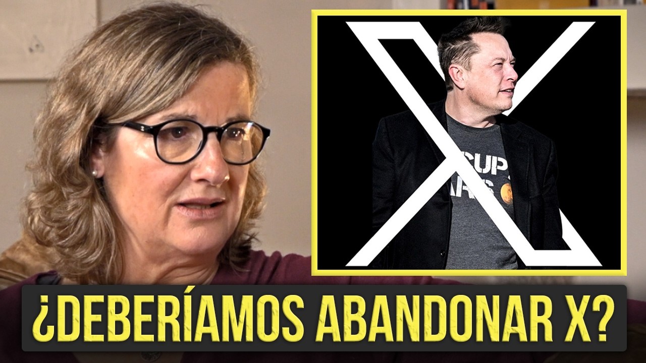 &iquest;ES X UNA RED SOCIAL CONTAMINADA? Experta en desinformaci&oacute;n sobre si debemos seguir en ella o no