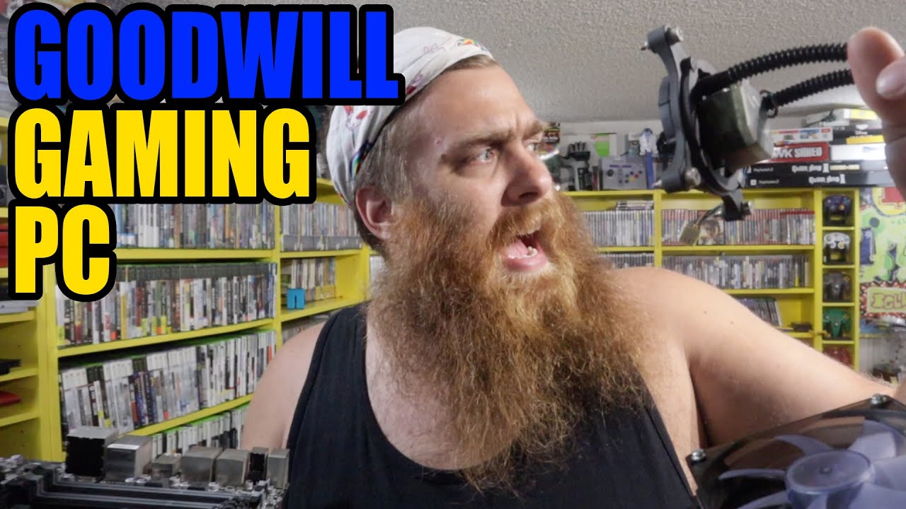I found a GAMING PC at GOODWILL!! | Live Video Game Hunting | Live Thrifting