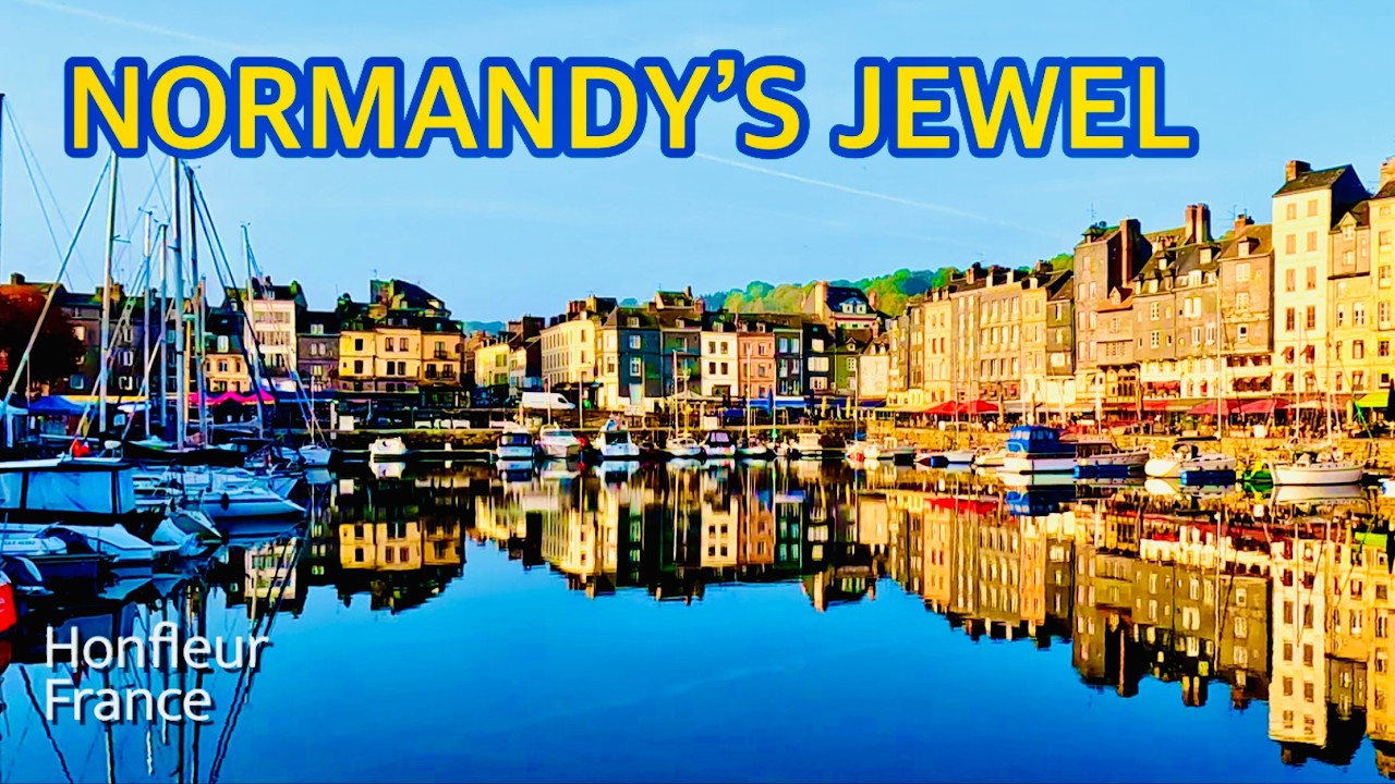 A Mirror Image of Perfection! Honfleur 4K🚶‍➡️tour. France. Luckily! Saturday Market & Festival.