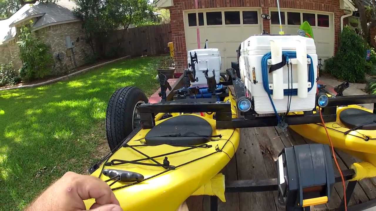 DIY Motor Kayak Catamaran with Outriggers