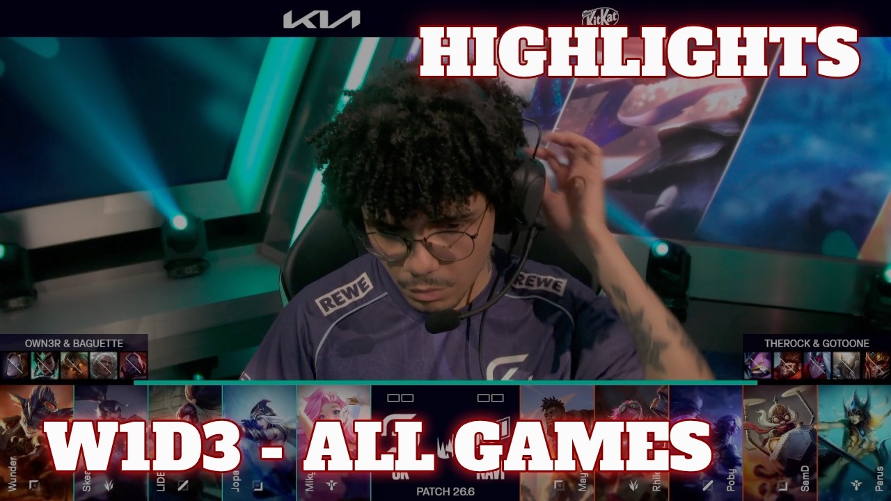 LEC Spring 2026 W1D3 - All Games Highlights | Full Day Week 1 Day 3 LEC Spring 2026
