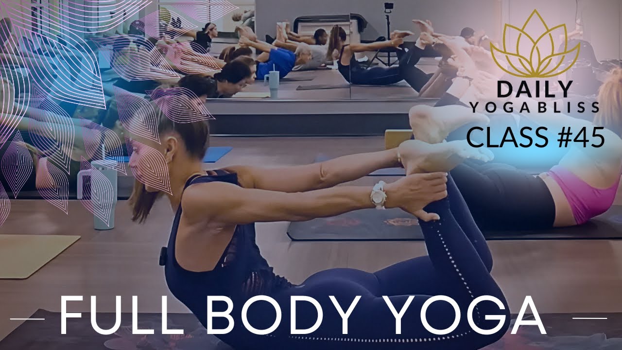 60-MIN SWEATY YOGA WORKOUT + ABS (weight loss, flexibility, balance) / DailyYogaBliss Flow #45