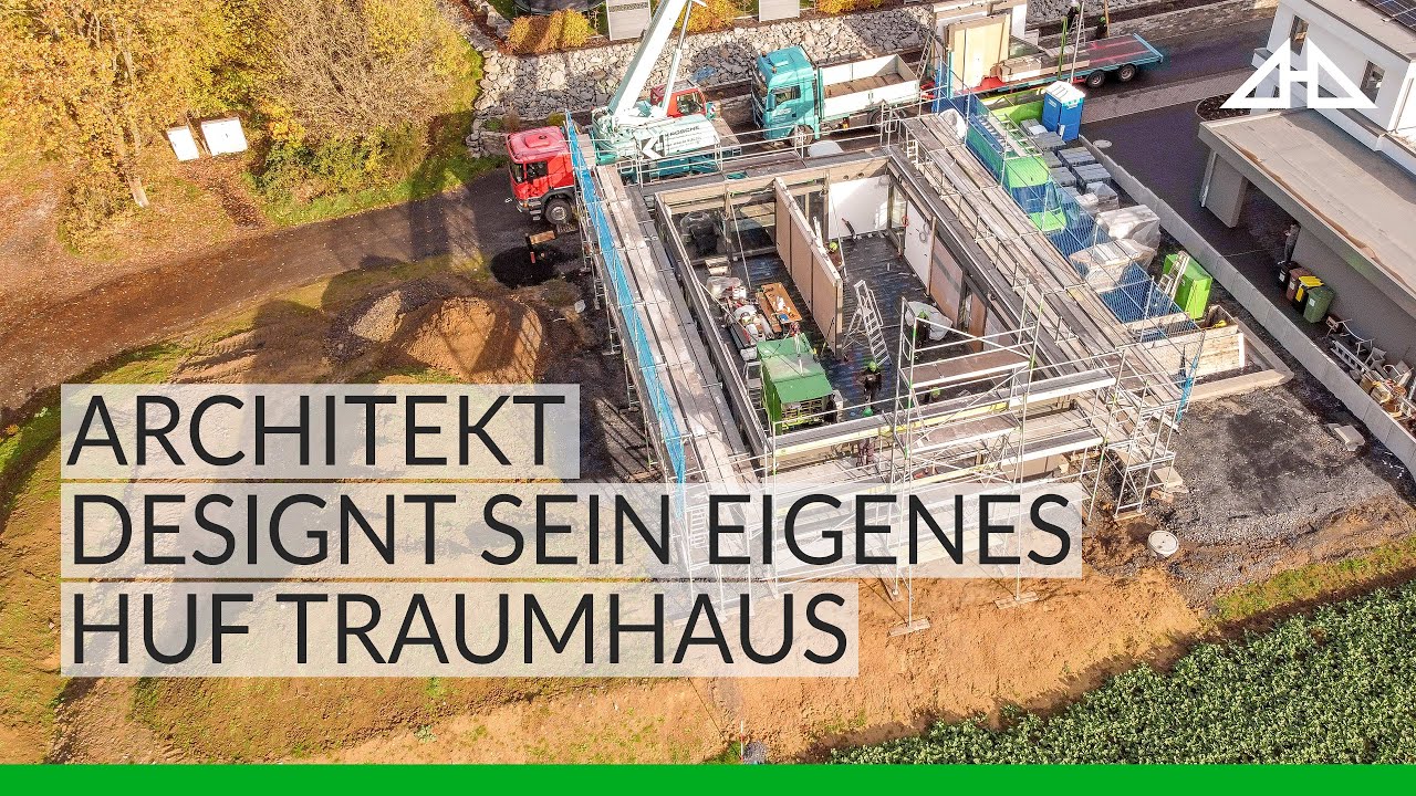 HUF Architekt entwirft sein eigenes HUF Traumhaus | #hufhaus #hausbau #zeitraffer