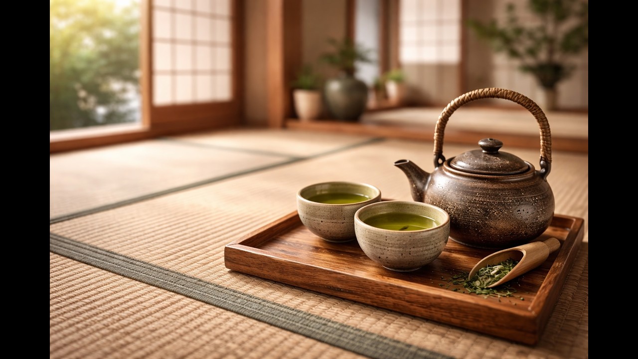 Japanese Tea Room 🎎 Relaxing Wa_Modern BGM | 2 Hours