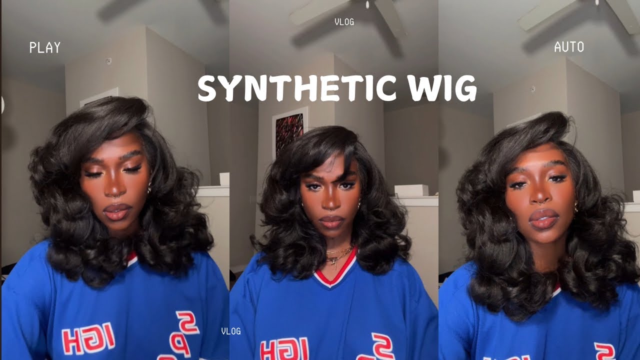 STYLING A SYNTHETIC WIG. SENSATIONNEL LATISHA WIG.