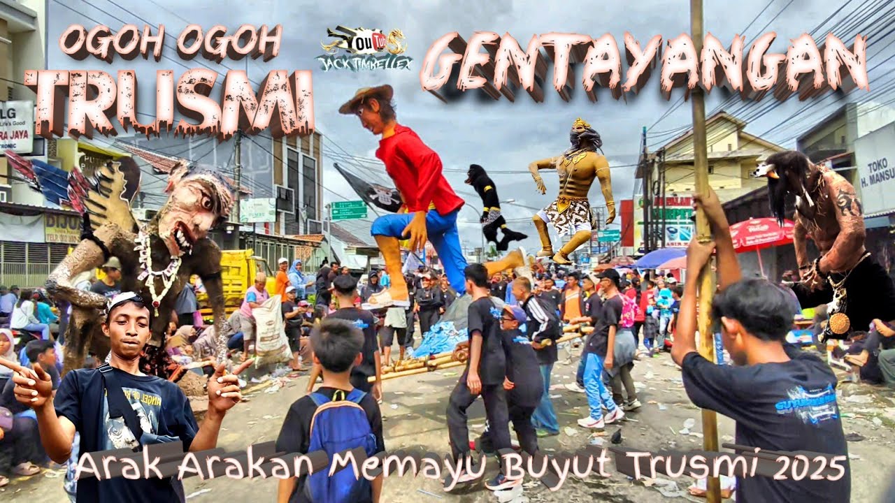 Ogoh Ogoh Gentayangan‼️Arak Arakan Memayu Buyut Trusmi 2025 