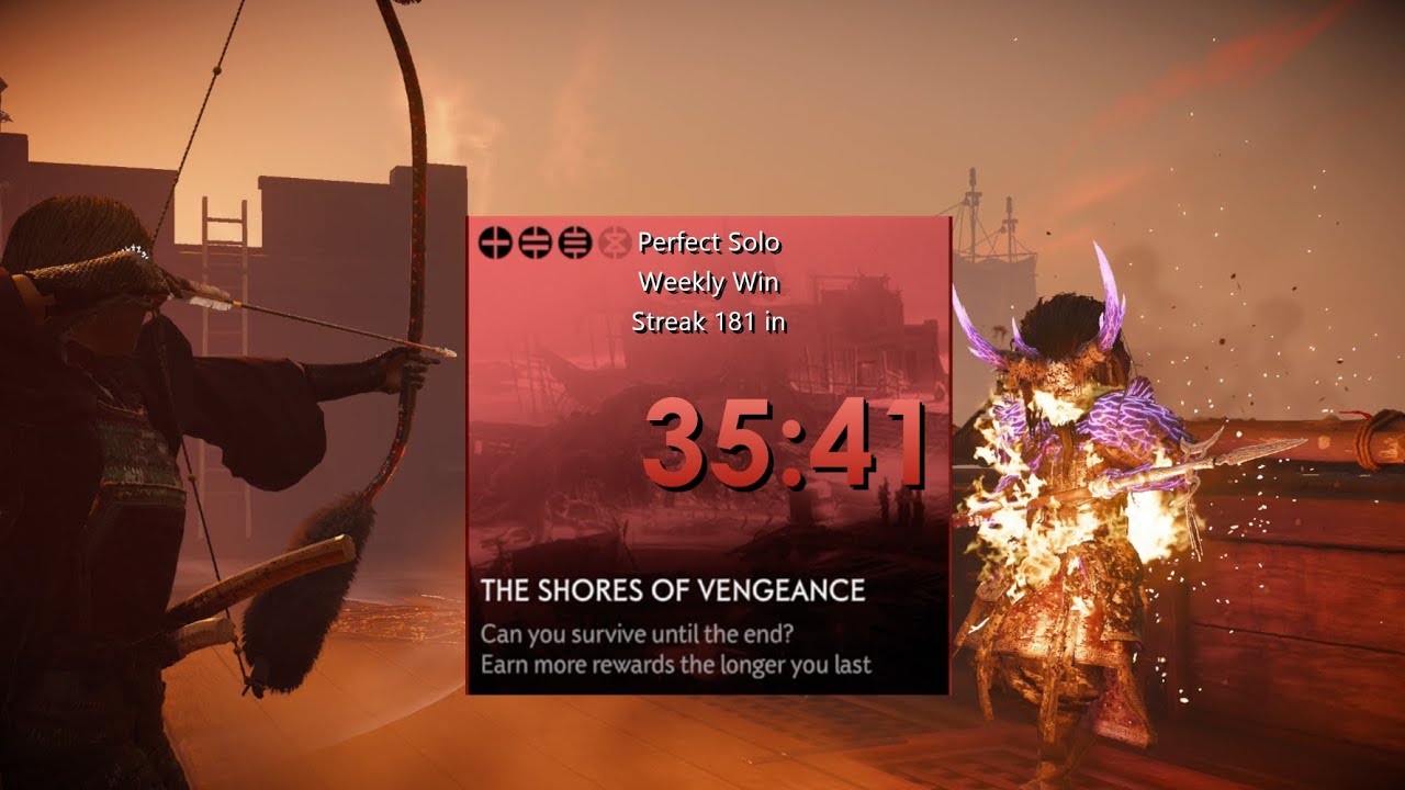 Shores Tool Shortage (Week 1) Perfect Solo NMSV Weekly Win Streak #181 | Ghost of Tsushima: Legends