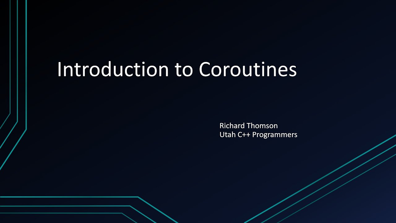 Introduction to Coroutines