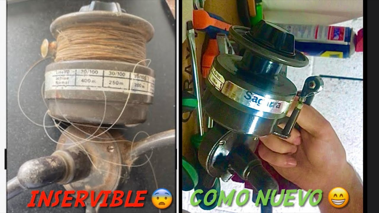 Tutorial restauración carrete Sagarra 80 Trayendo de vuelta a la vida viejas glorias