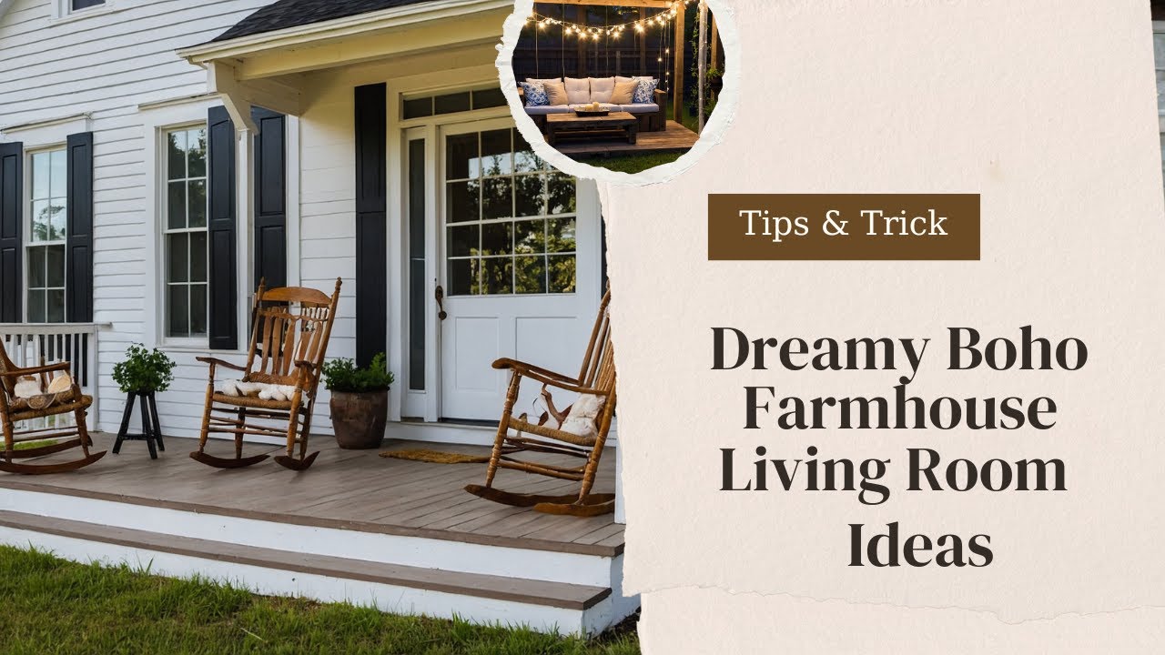 Dreamy Boho Farmhouse Living Room Makeover | Cozy & Rustic Decor Ideas