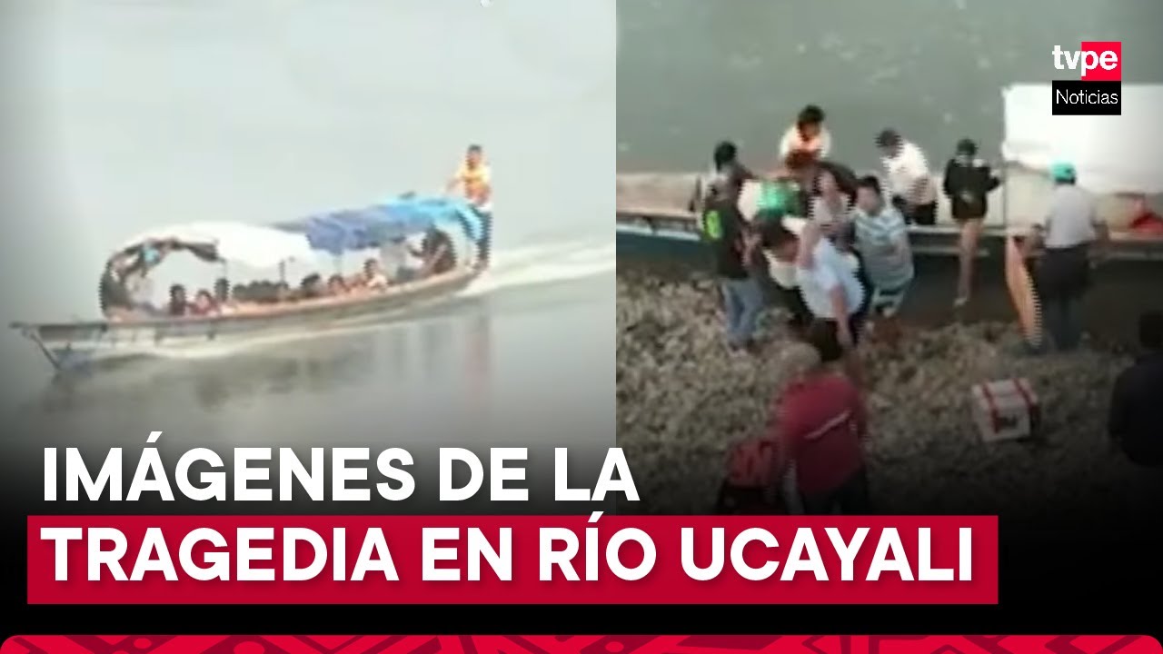 Imágenes de la embarcación que naufragó en río Ucayali y dejó al menos seis falllecidos en Pucallpa