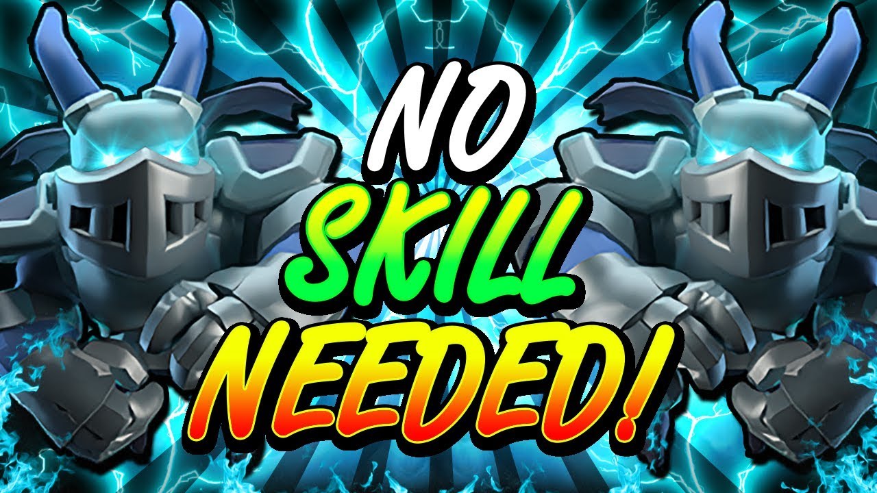 #1 NO SKILL TROPHY PUSH DECK!! DIRTIEST LADDER DECK NOW!!