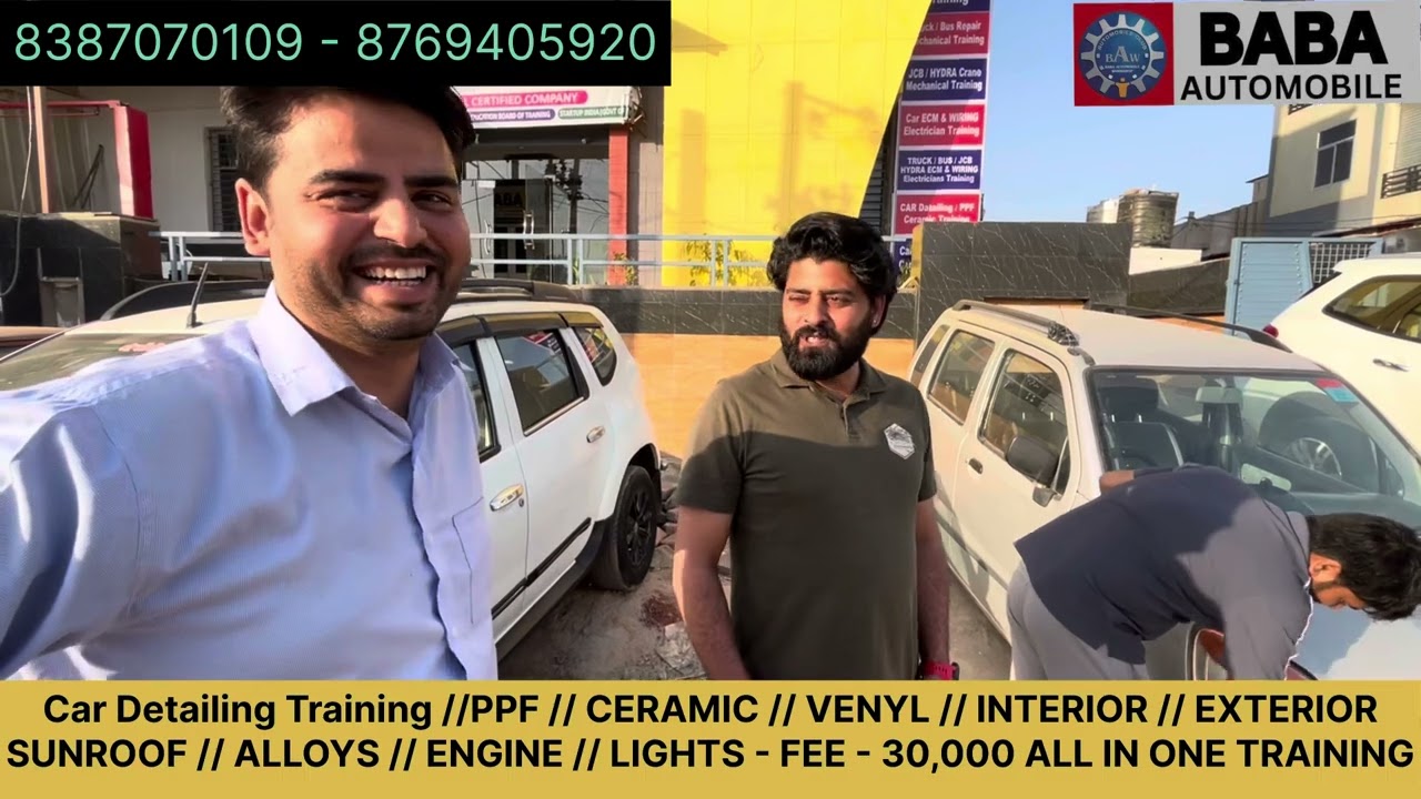 Car Detailing Training // PPF // Ceramic // VENYL // COMPOUNDING // POLISH // All in ONE Course