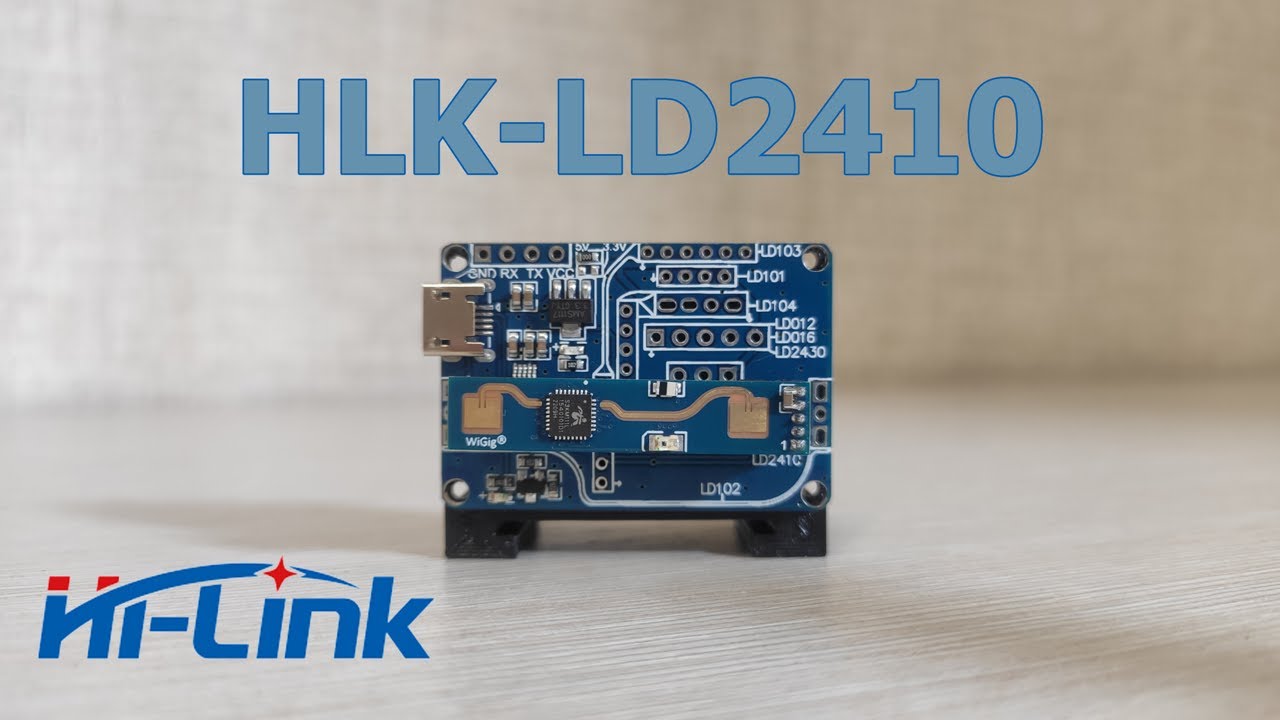 HLK-LD2410 - микроволновый датчик присутствия человека (FMCW-радар, 24 ГГц)
