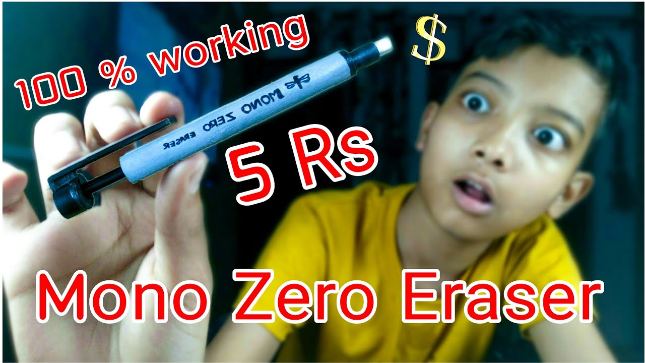 Home made Mono Zero eraser only in 5 Ruppes.