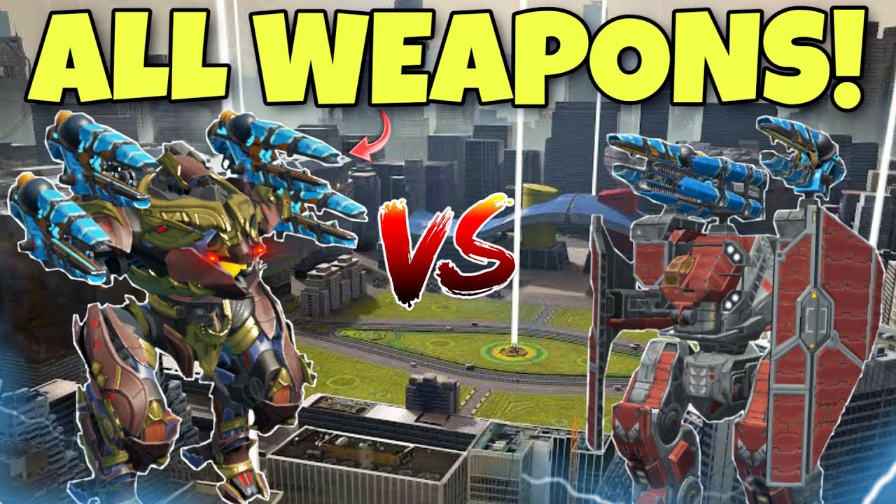 🔥 HEIMDALL VS ARTHUR ALL WEAPONS COMPARISON! || WAR ROBOTS TEST SERVER ||