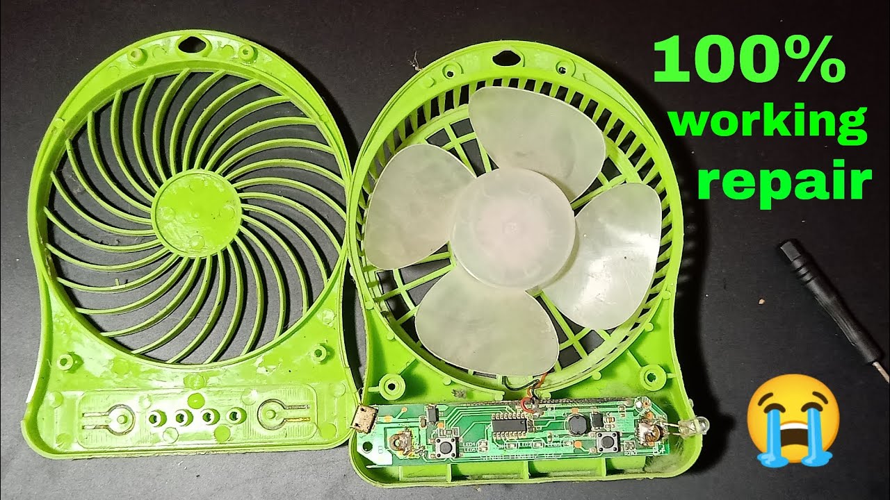 How to repair mini fan | Mini fan | Portable rechargeable fan repair | Rechargeable fan repair