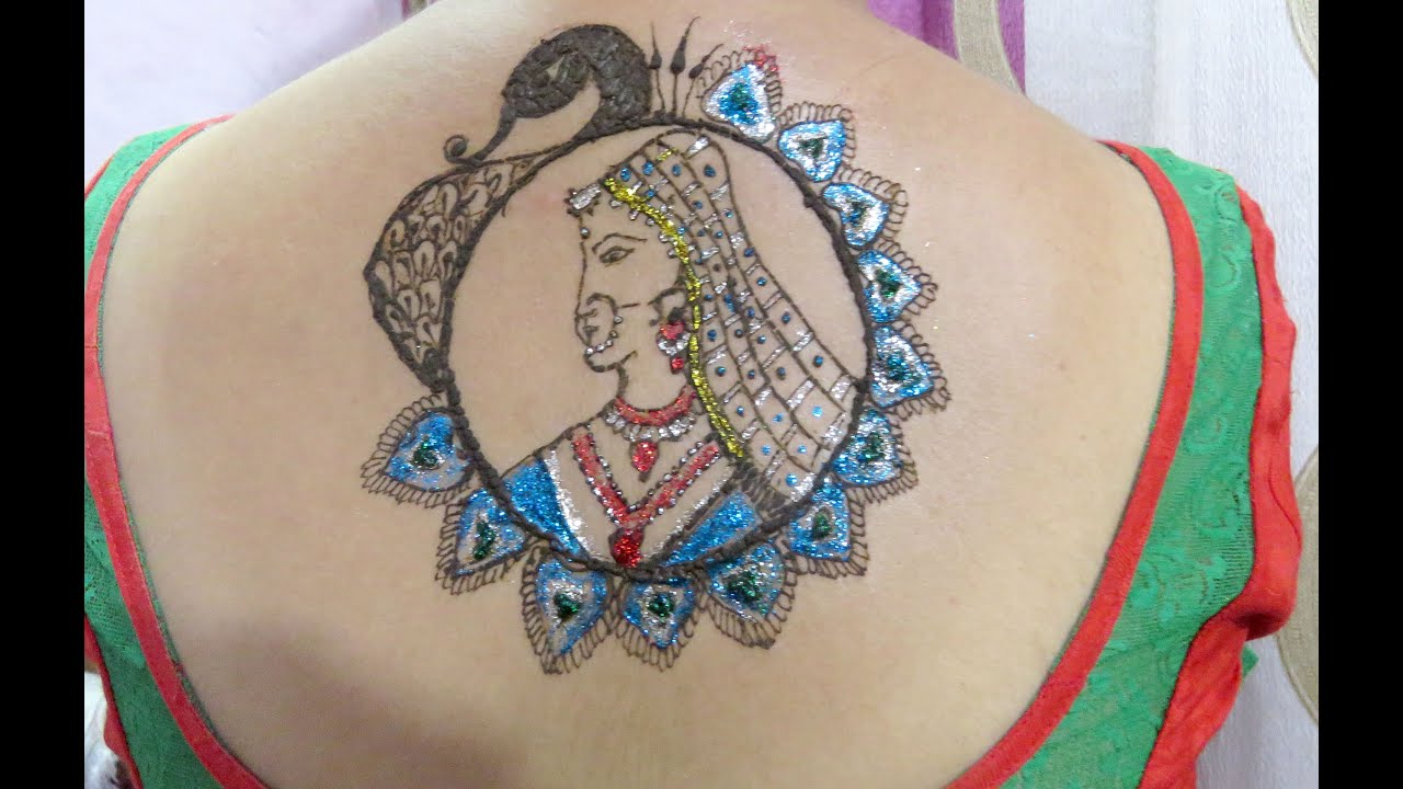 DIY : Indian Bride Henna Tattoo - Tattoo Design by Jyoti Sachdeva .