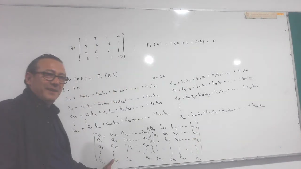 Álgebra Lineal M14, 24/02/2026. Matrices y Determinantes.