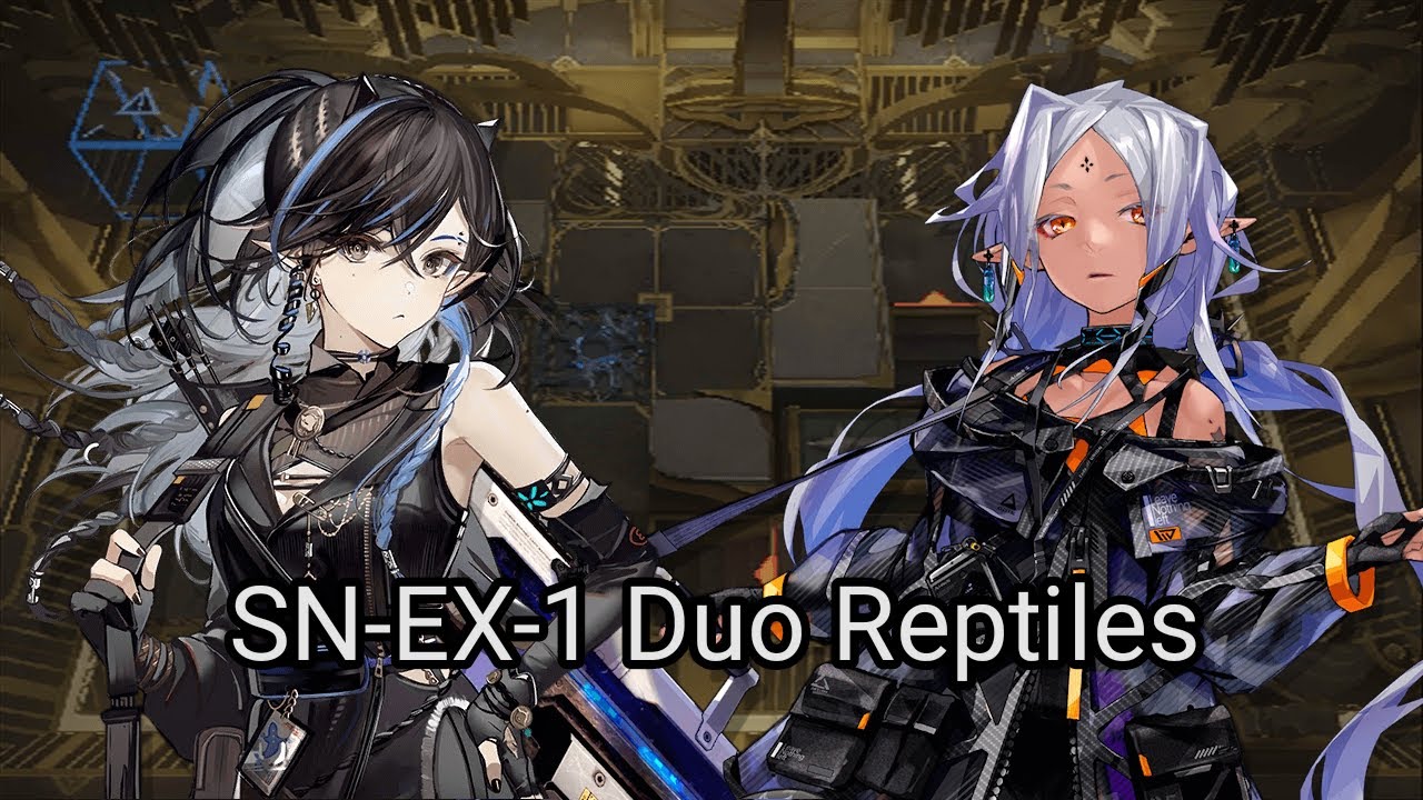 SN-EX-1 Reptiles only - Melanite Blacknight duo || Arknights