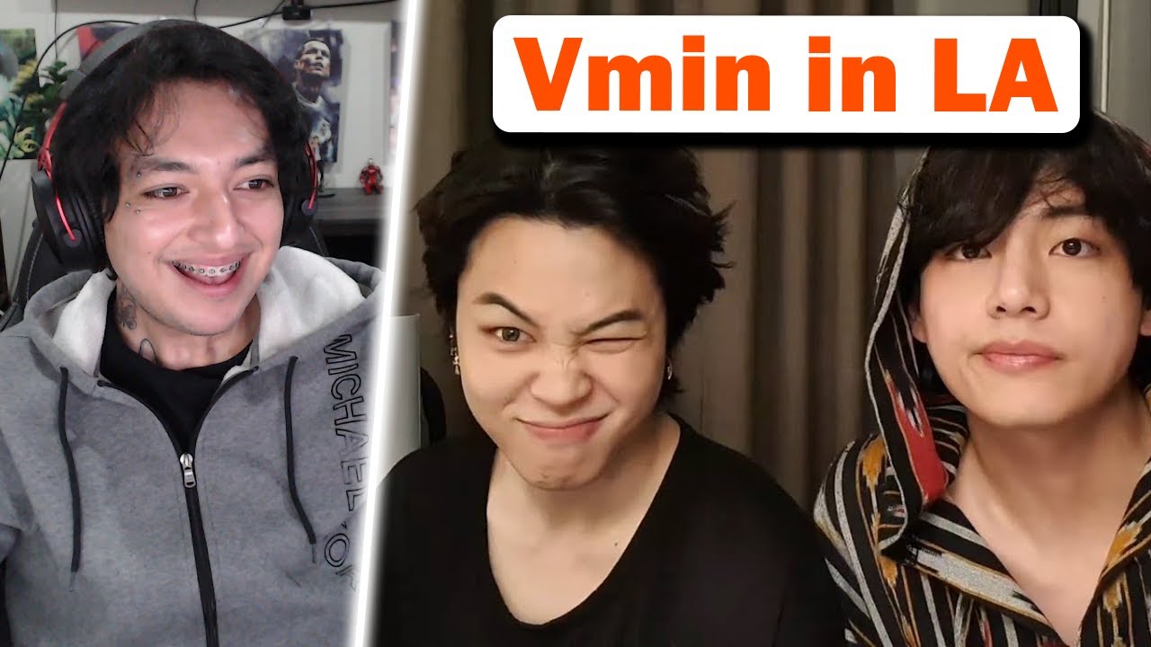 Let's watch the VMIN Live in LA after the BTS Concert - Taehyung & Jimin Vlive
