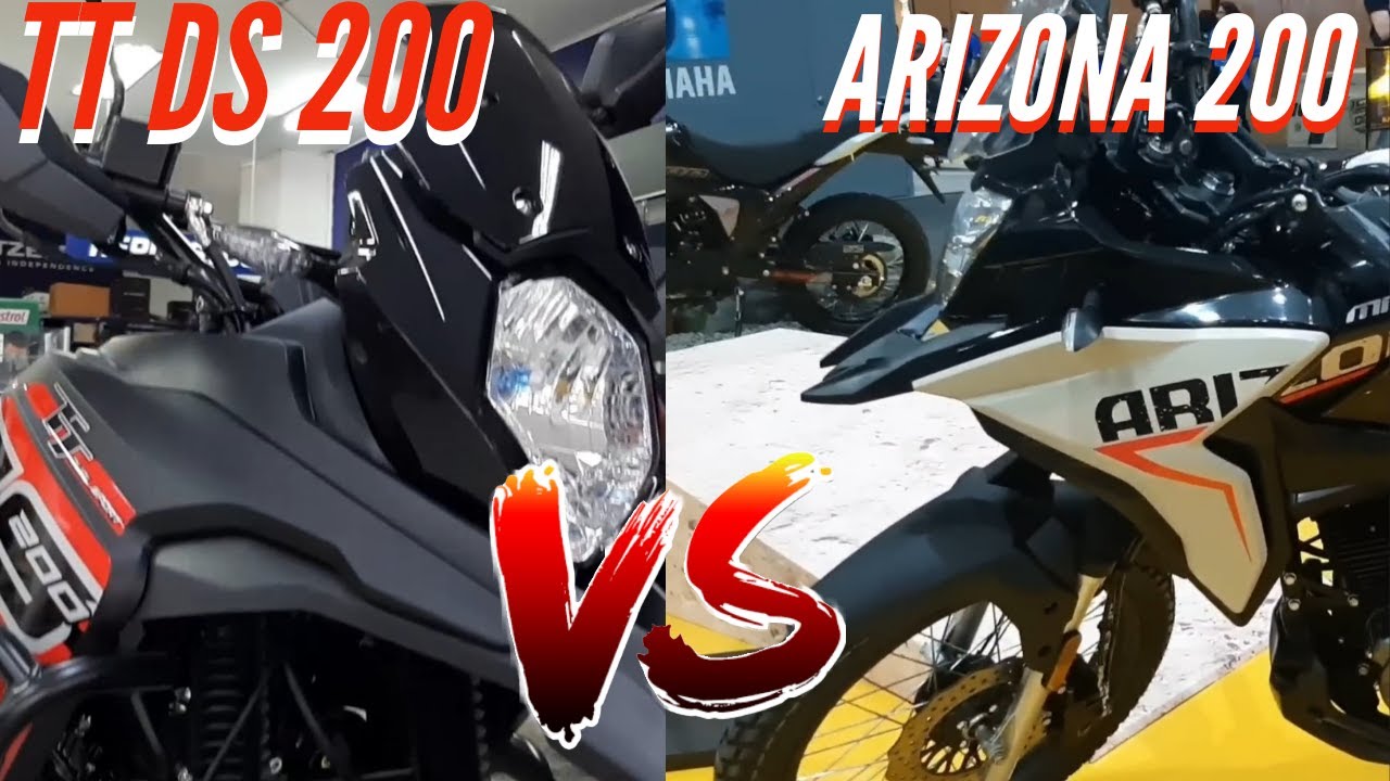 Victory ARIZONA 200 vs  TT DS 200  de AKT / Una de ellas con MAS TORQUE y la otra con MENOS POTENCIA