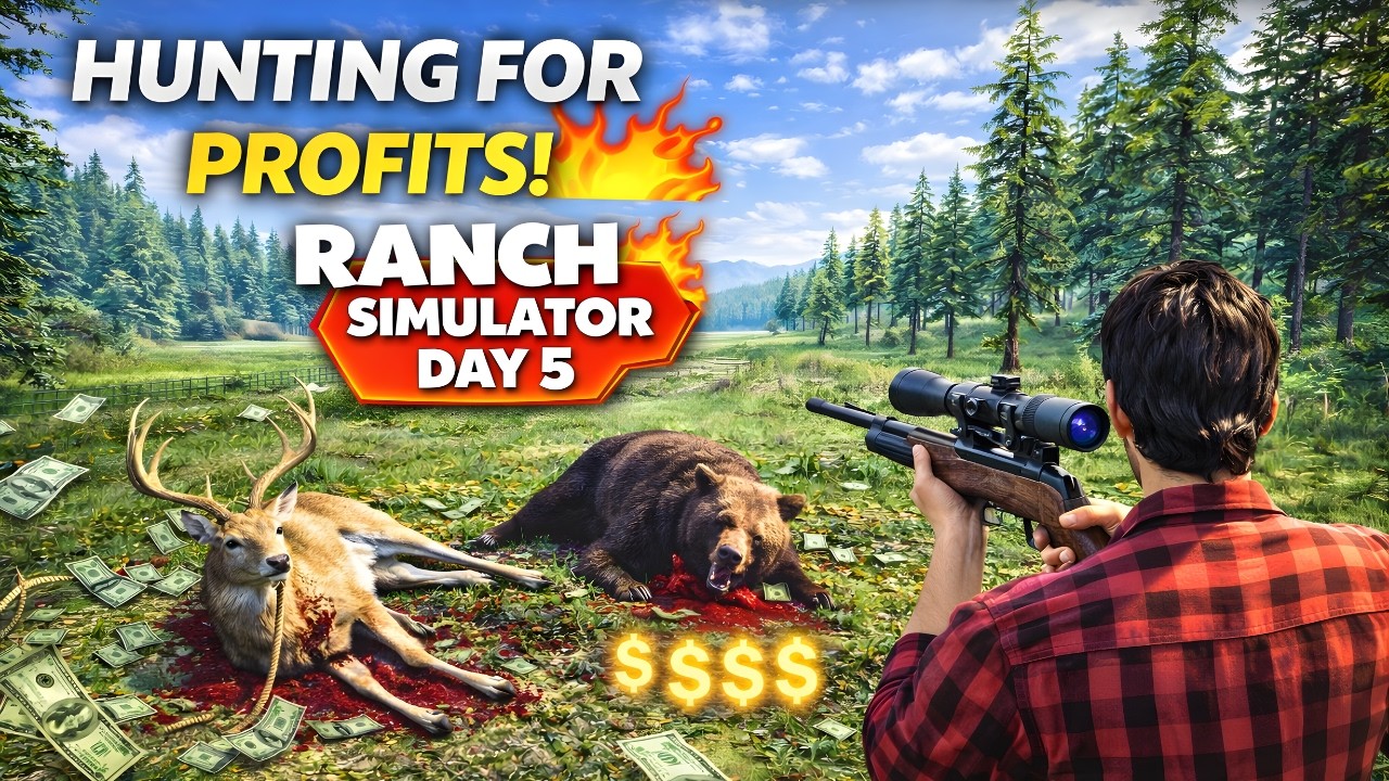 Ranch Simulator Hindi Gameplay | Dangerous Bear Hunt 😱