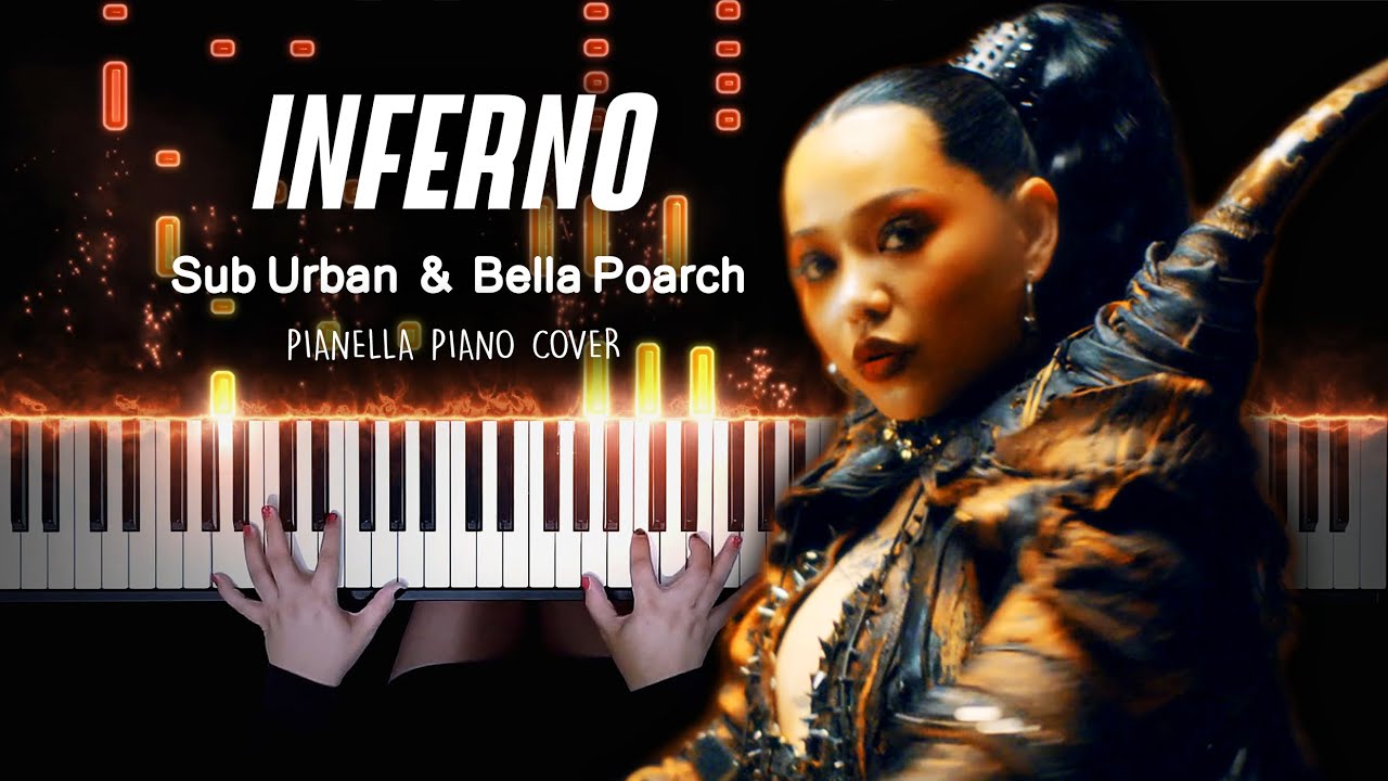 Sub Urban & Bella Poarch - INFERNO | Piano Cover by Pianella Piano