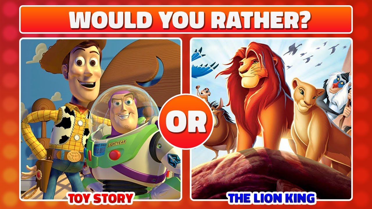 Would You Rather Disney Movie Edition ∣ Disney Quiz
