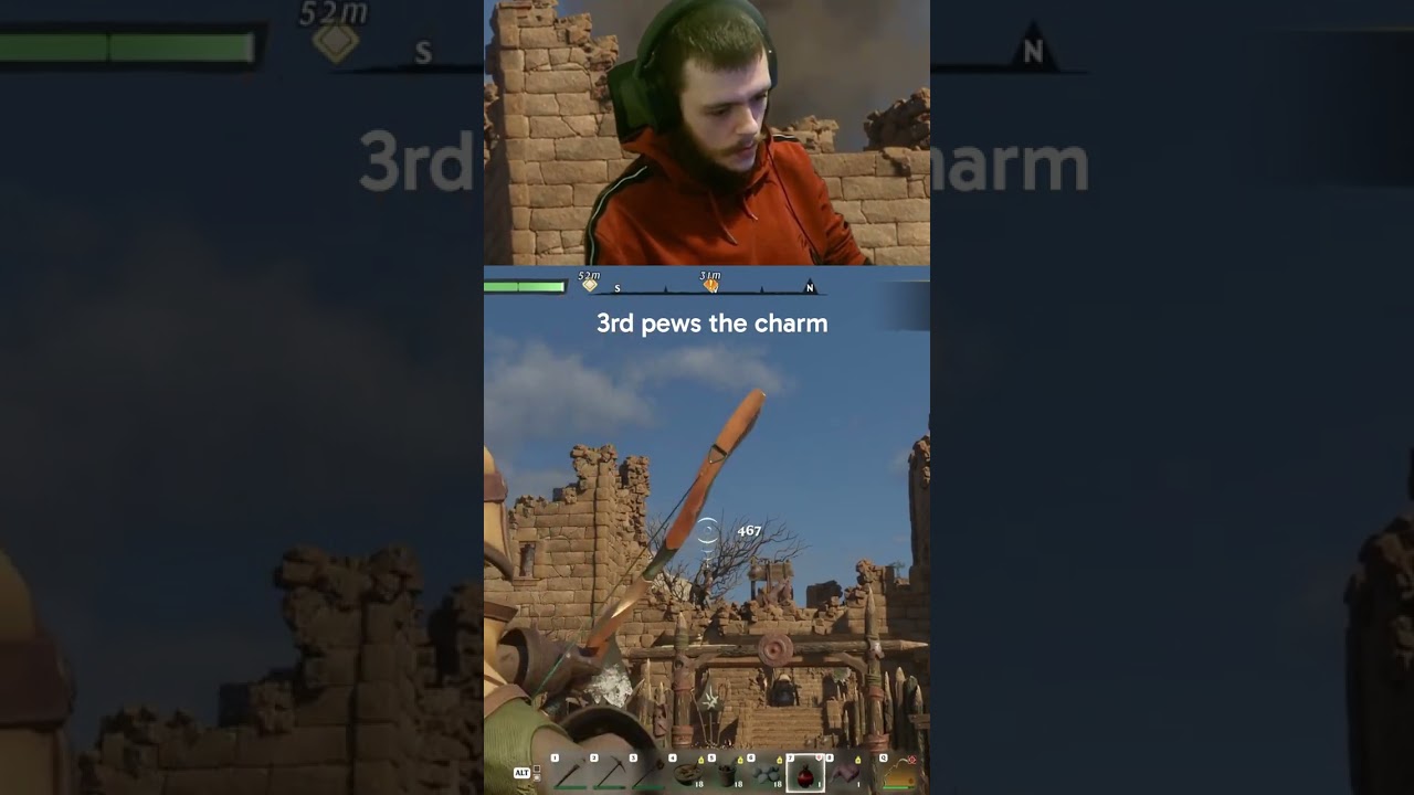 3rd pews the charm #gaming #clips #enshrouded #funny