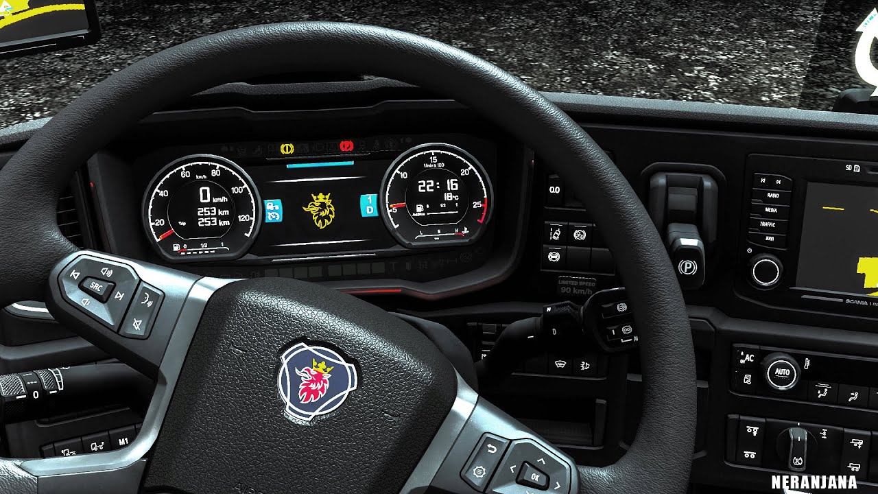 ETS2 Mods v1.44 | Scania 2016 S & R Custom Dashboards v1.9 | ETS2 Mods