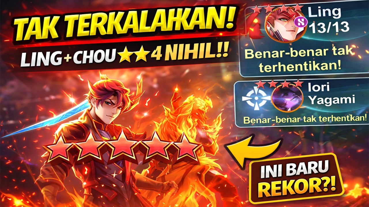 REKOR DUNIA NIHIL! Ling ⭐4 & Chou ⭐4 GILA BANGET 😱 PERTAMA DI MCGG?!