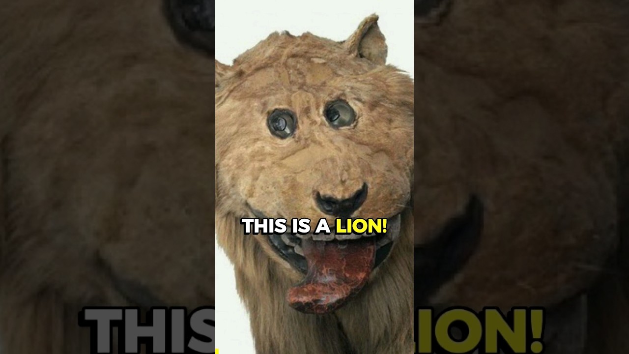 🦁𓁀 The Lion That Never Was: Taxidermy Fail