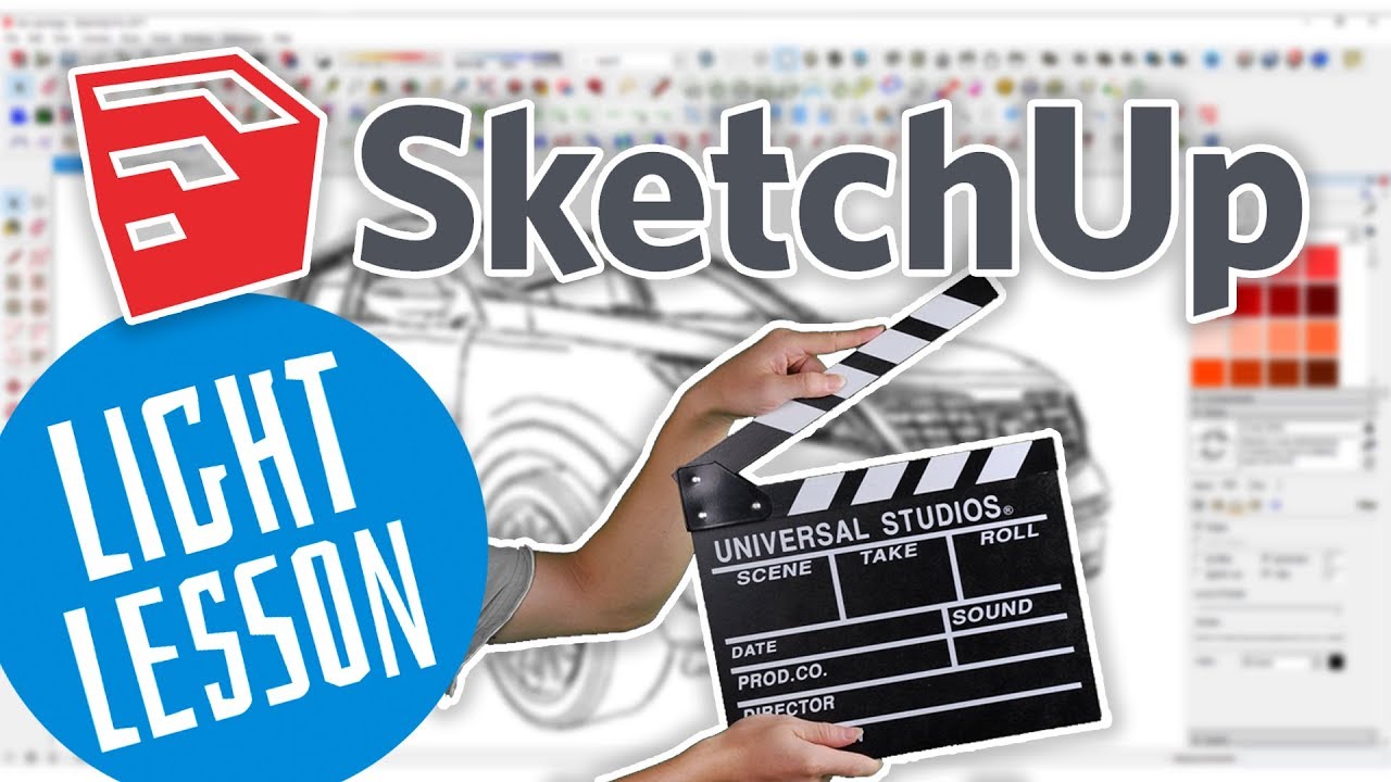 SketchUP - Сохранение и настройка видов (SketchUP уроки)