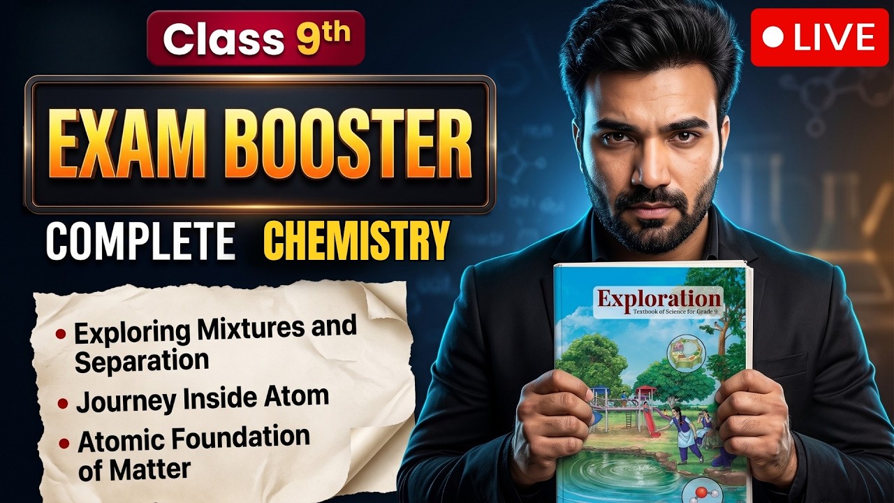Class 9 Chemistry 🔥 COMPLETE REVISION | Half Yearly Exam 2026 | New NCERT | Exam Booster Marathon