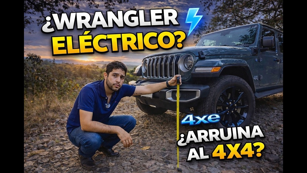 Jeep Wrangler Sahara 4xe ⚡ 2026 | ¿Vale la pena el primer Wrangler híbrido?