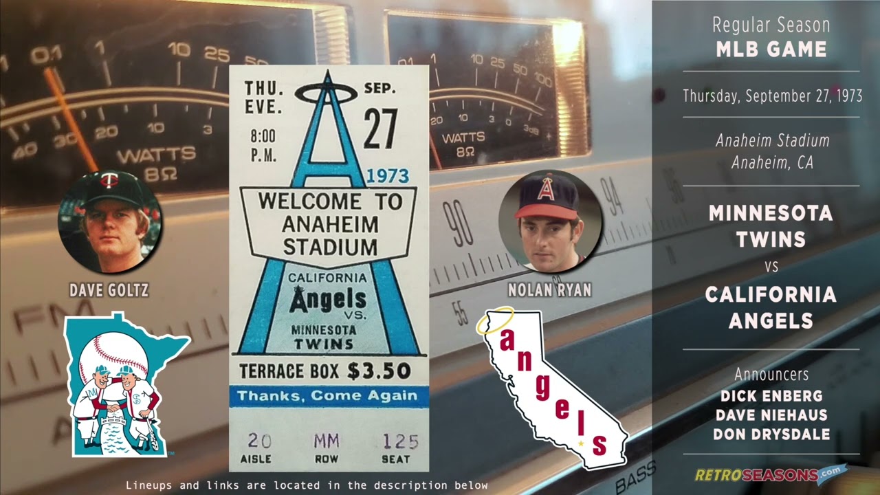 1973-Sep-27 &bull; CAL/MIN &bull; California Angels vs Minnesota Twins - Radio