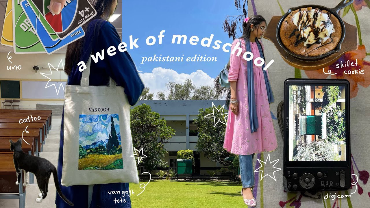 a mundane week of medschool: pakistani edition⭐️