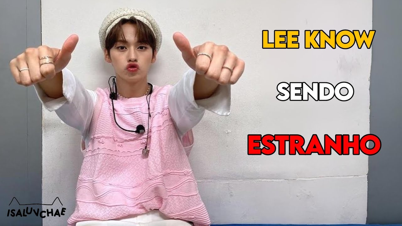 LEE KNOW sendo ESTRANHAMENTE ENGRAÇADO 🐰✨