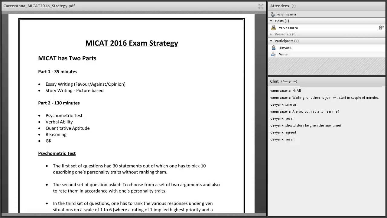 MICAT Exam Strategy and Important Topics | Psychometric | Creative
