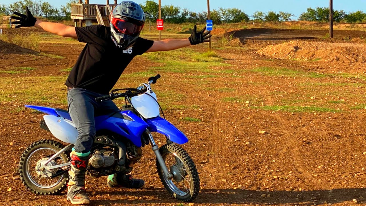 Stock TTR110 vs Pitbike Track!