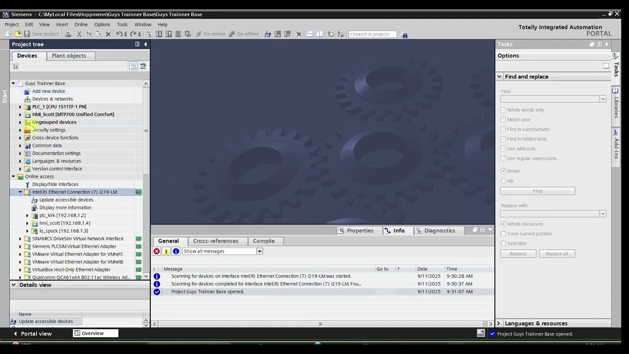 Time Set Siemens PLC & HMI