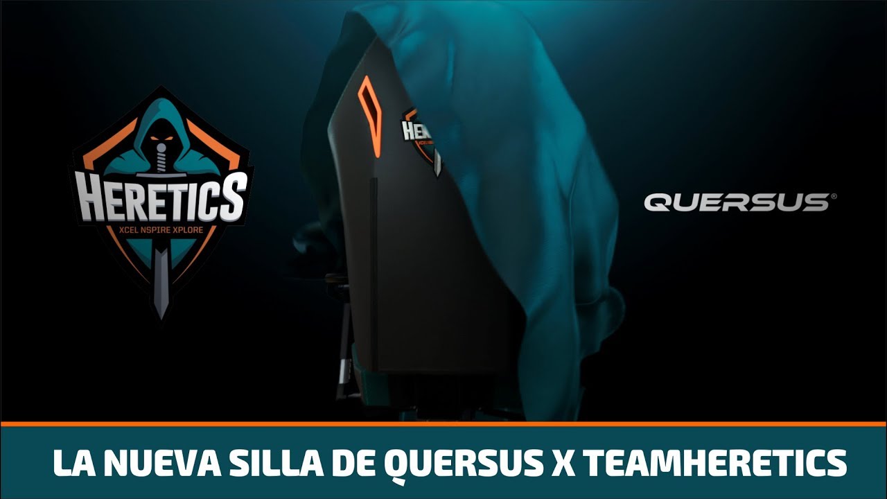 &iexcl;HERETICS x QUERSUS - NEW GAMING CHAIR WITH HERETICS TEAM LOGO!