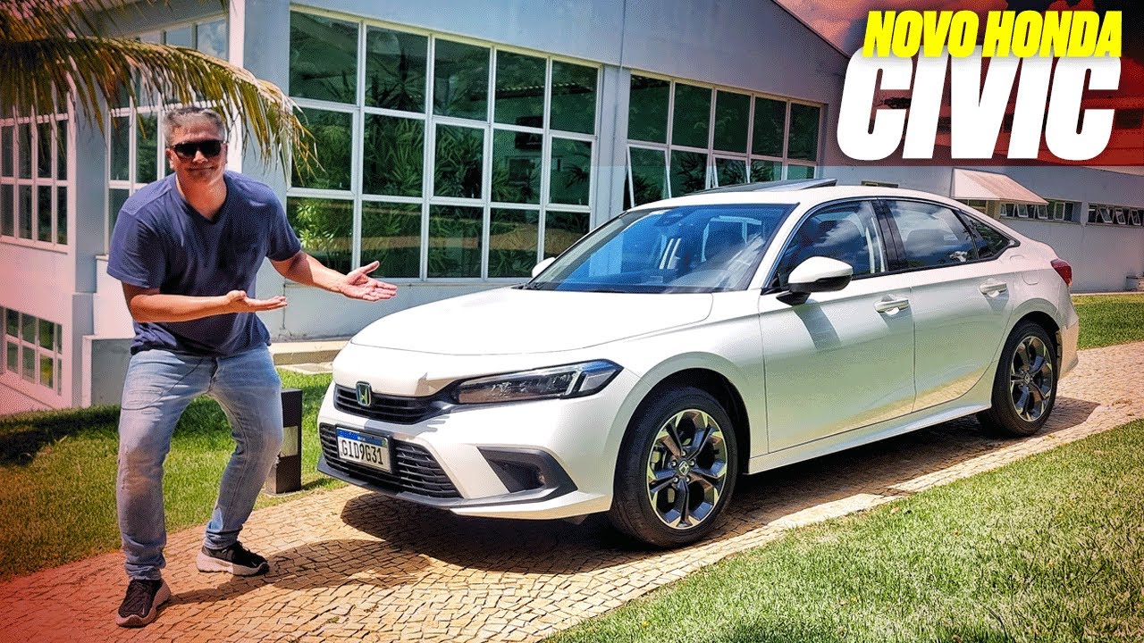 Novo Honda Civic 2023 - FAZ 18,2 KM/L, É HÍBRIDO E SUPERA O COROLLA EM TUDO! MAS O PREÇO...